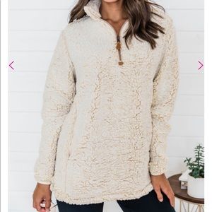 Sherpa Quarter Zip Pullover